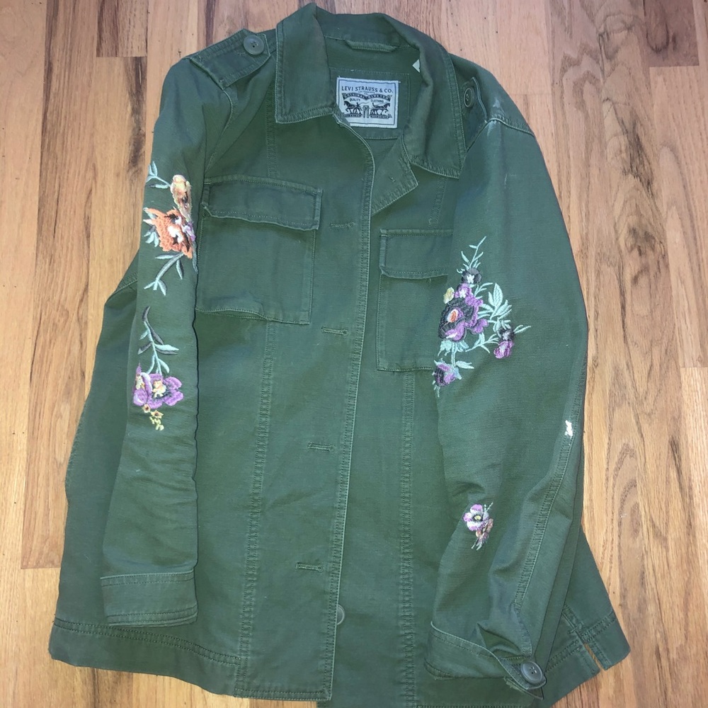 Levi’s embroidered army jacket
